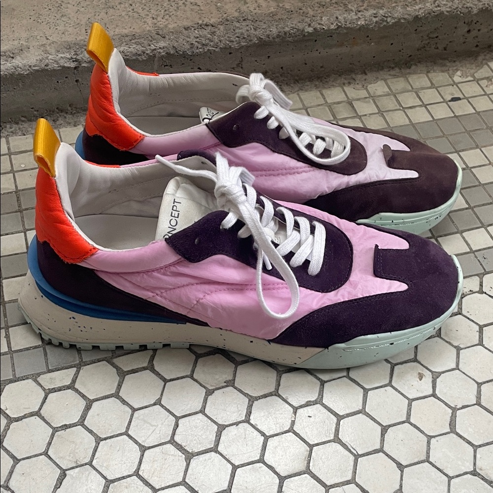 ONCEPT Brooklyn Sneakers Orchid Multi Size 8 Colorful Streetwear Anthro